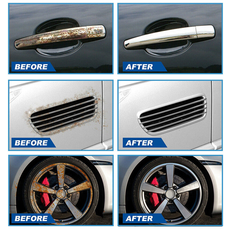 🚗 50% OFF NOW! ⚙️ Car Rust Remover Spray – Dissolves Iron Particles, Safe on Paint & Easy Application 🧽