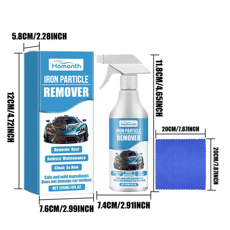 🚗 50% OFF NOW! ⚙️ Car Rust Remover Spray – Dissolves Iron Particles, Safe on Paint & Easy Application 🧽