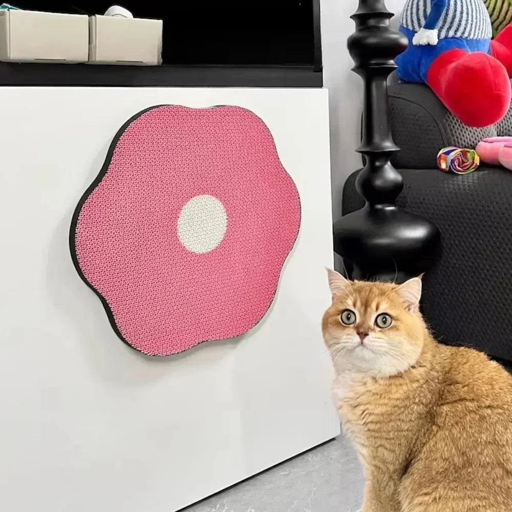 🔥Limited-time 50% off🔥Creative flower-shaped wall-mounted cat🐱 scratching board