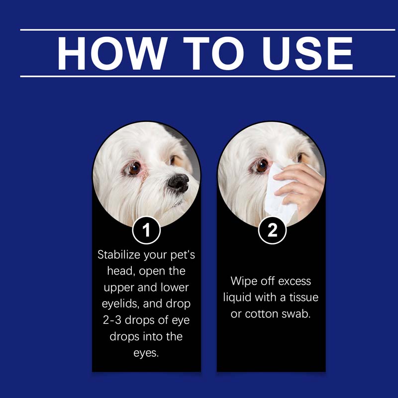 Pet Eye Drops for Dogs & Cats