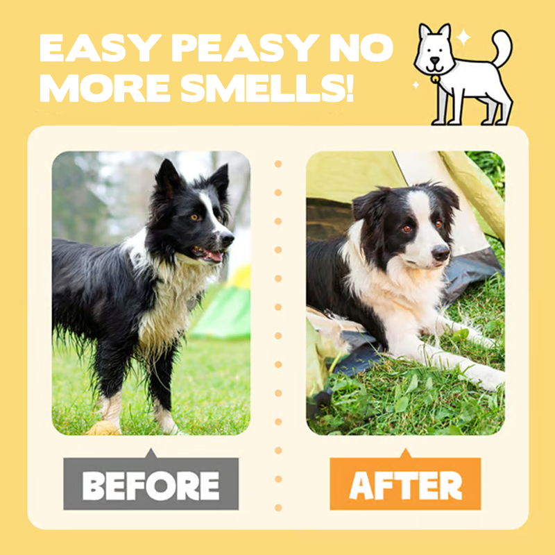 🐾 BUY MORE GET MORE! 🧤 RINSE-FREE PET GLOVES - Deep Cleans & Deodorizes in One Step, Soft Silicone Tips for Massage, Safe for Cats and Dogs 🐶🐱✨