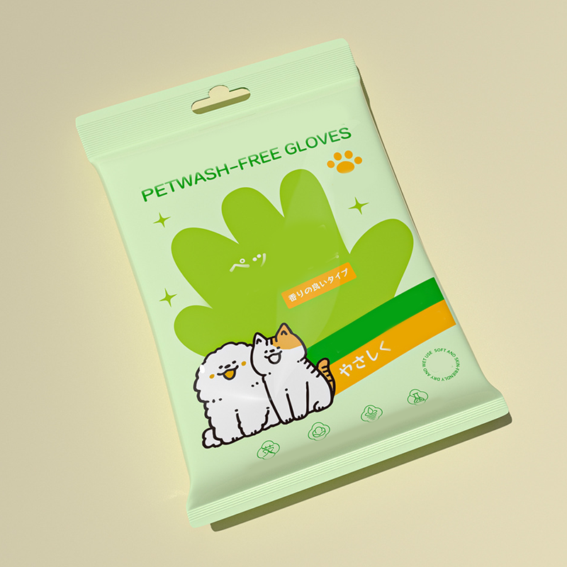 🐾 BUY MORE GET MORE! 🧤 RINSE-FREE PET GLOVES - Deep Cleans & Deodorizes in One Step, Soft Silicone Tips for Massage, Safe for Cats and Dogs 🐶🐱✨