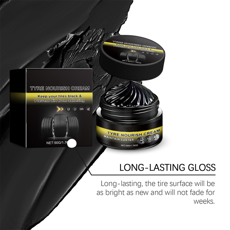 🚗 BUY 1 GET 1 FREE✨ Tire Wax – Restores Black Gloss, Blocks UV, Repels Dirt & Easy Quick🛞