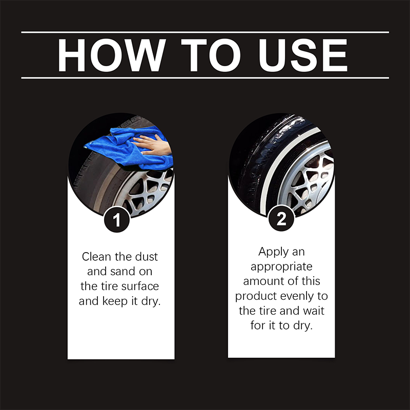 🚗 BUY 1 GET 1 FREE✨ Tire Wax – Restores Black Gloss, Blocks UV, Repels Dirt & Easy Quick🛞