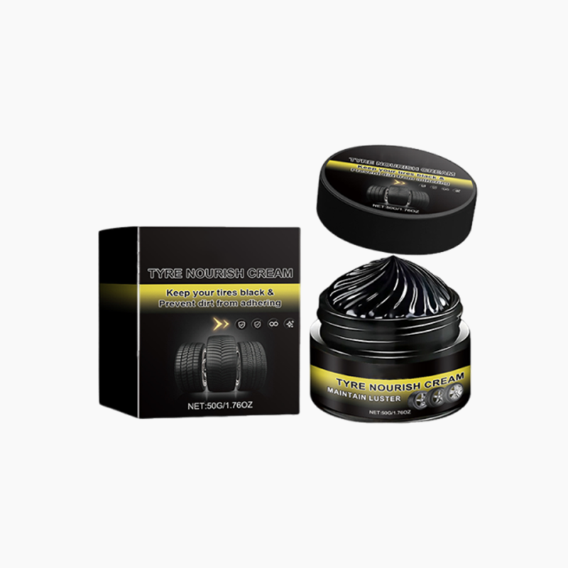 🚗 BUY 1 GET 1 FREE✨ Tire Wax – Restores Black Gloss, Blocks UV, Repels Dirt & Easy Quick🛞