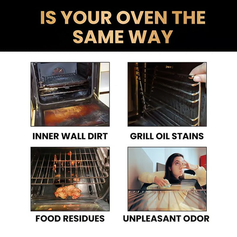 🧼 BUY 2 GET 1 FREE! ✨ Oven & Grill Cleaner Spray – Dissolves Grease in 5 Mins, No Scrubbing & Eliminates Odors 🔥  21 Reviews 4