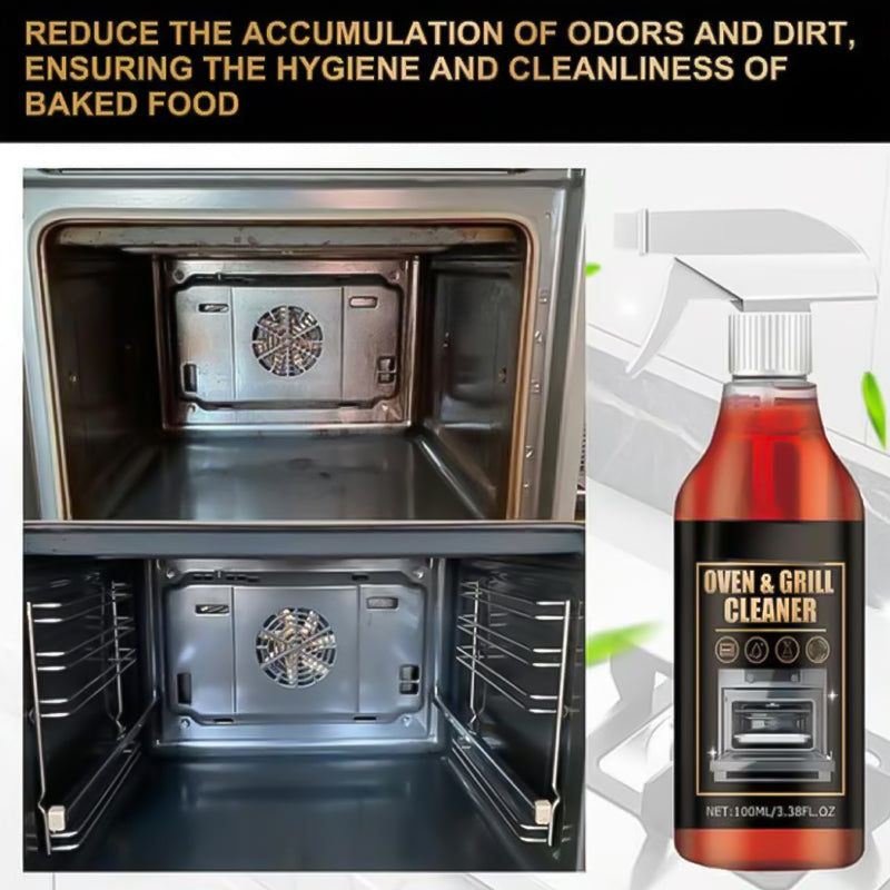 🧼 BUY 2 GET 1 FREE! ✨ Oven & Grill Cleaner Spray – Dissolves Grease in 5 Mins, No Scrubbing & Eliminates Odors 🔥  21 Reviews 4