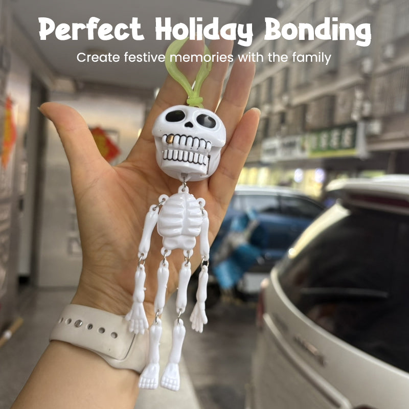 Playful & Quirky Skeleton Keychain Charm For Bag