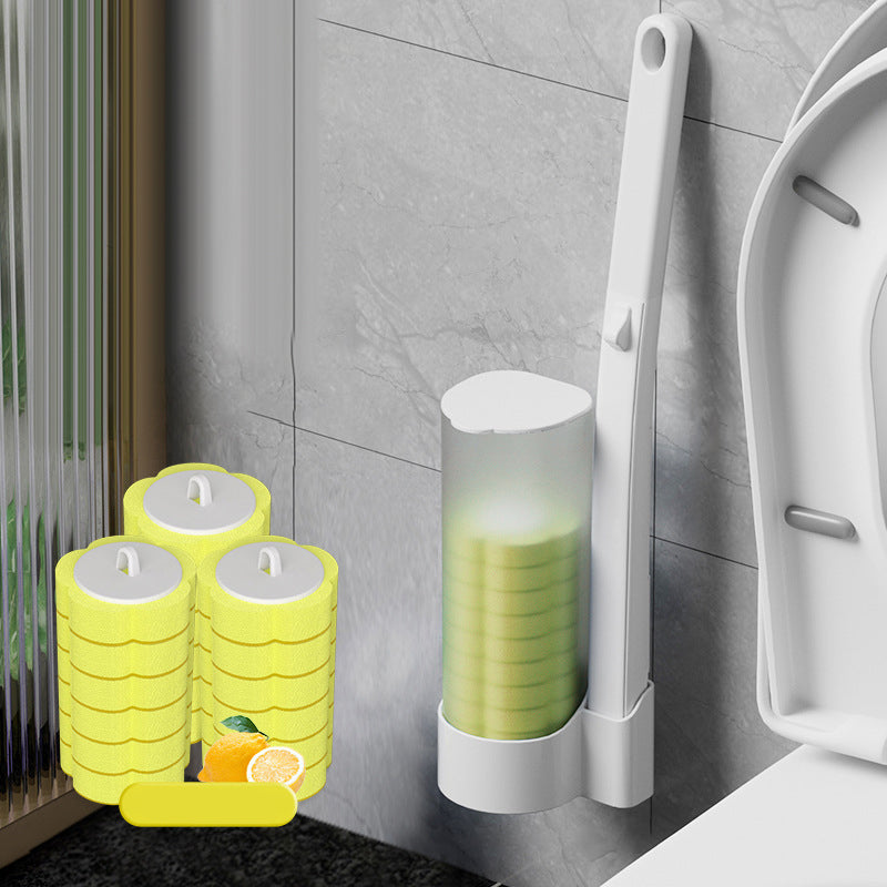 🚽 50% OFF NOW! ✨ Disposable Toilet Brush System – Hygienic, Refillable & Easy to Use 💦
