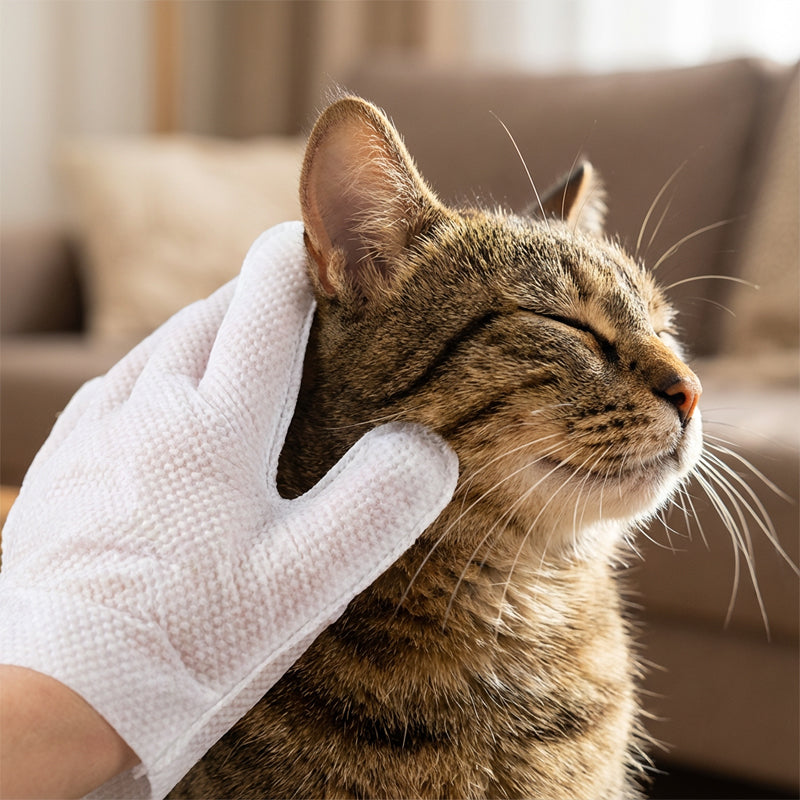 Odor-Removing Pet Grooming Gloves