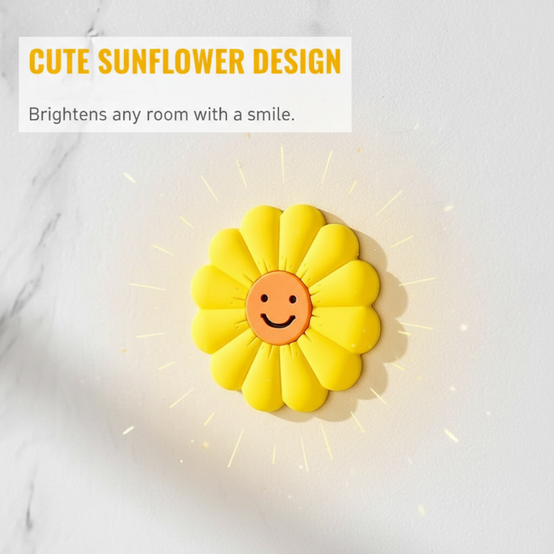 Magnetic Sunflower Wall Mount Holder