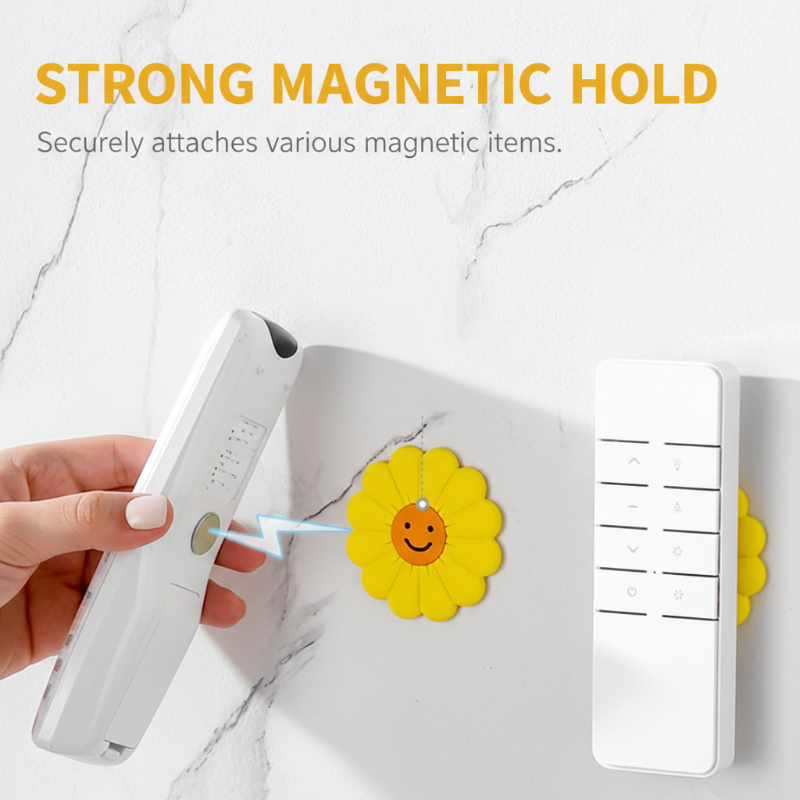 Magnetic Sunflower Wall Mount Holder