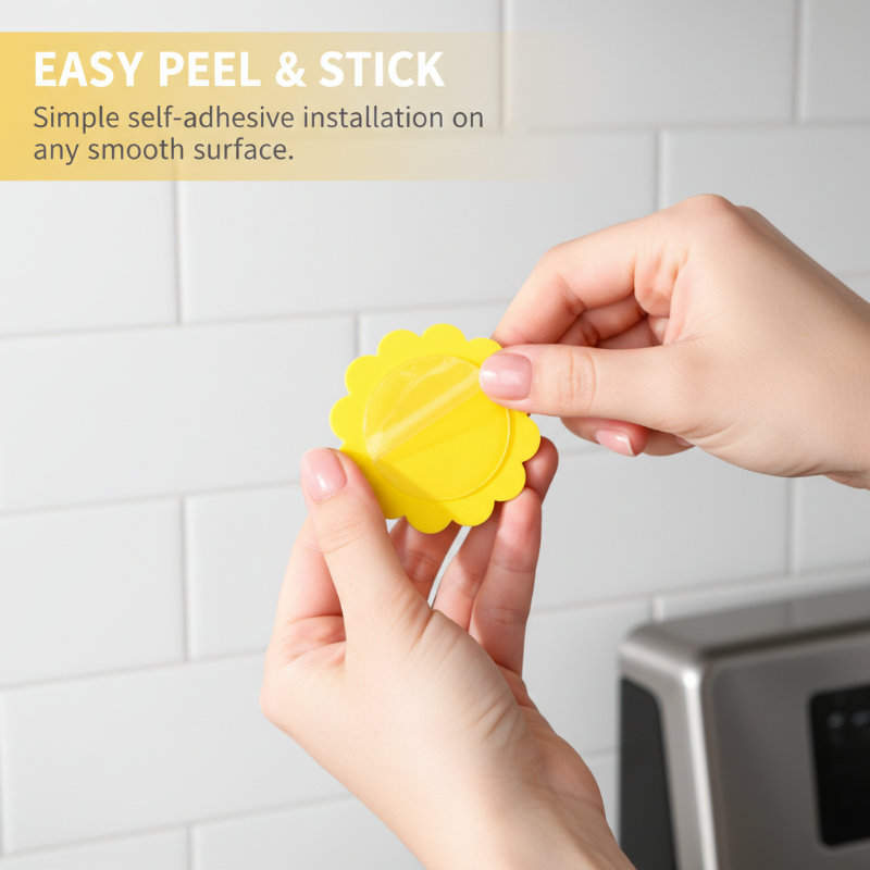 Magnetic Sunflower Wall Mount Holder