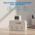 Multi-Port Outlet Extender with USB Ports