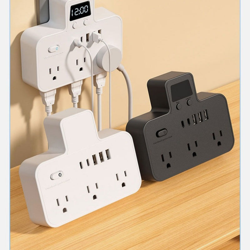 Multi-Port Outlet Extender with USB Ports
