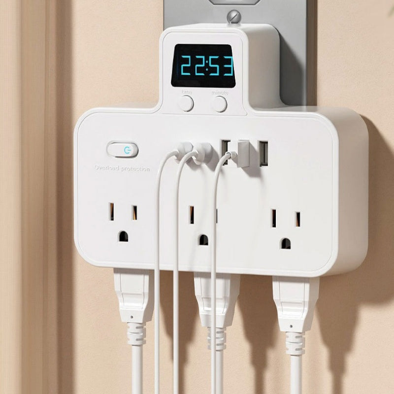 Multi-Port Outlet Extender with USB Ports