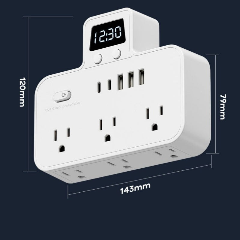 Multi-Port Outlet Extender with USB Ports