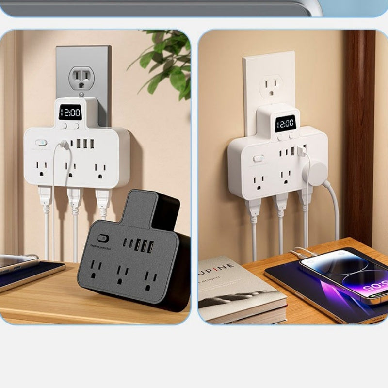 Multi-Port Outlet Extender with USB Ports