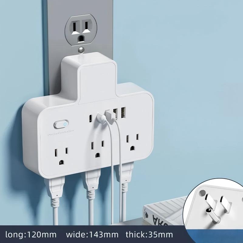 Multi-Port Outlet Extender with USB Ports