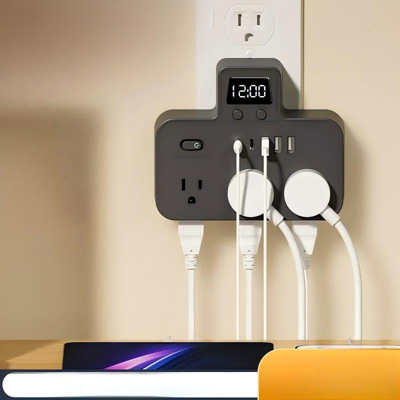Multi-Port Outlet Extender with USB Ports
