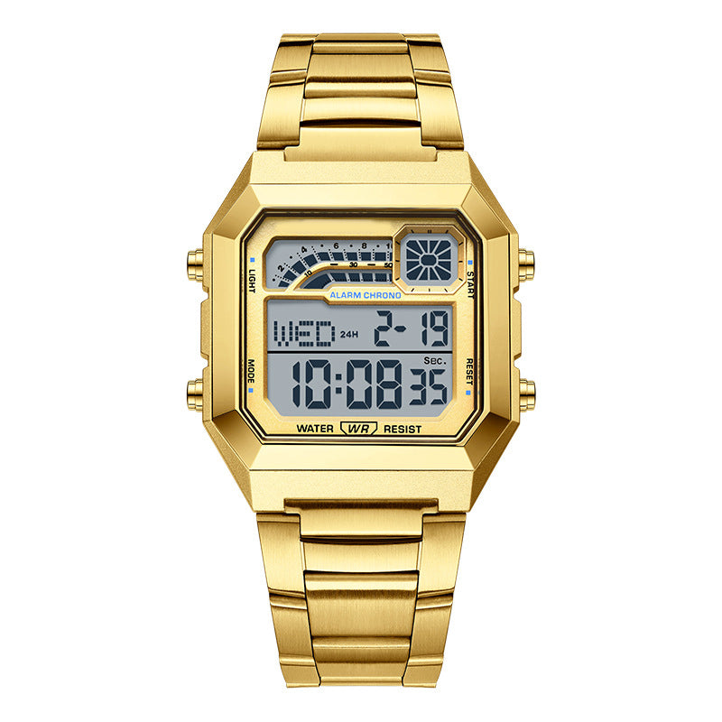 🔥Hot Sale Deals-Unisex-Digitaluhr mit quadratischem Display und Leuchtanzeige