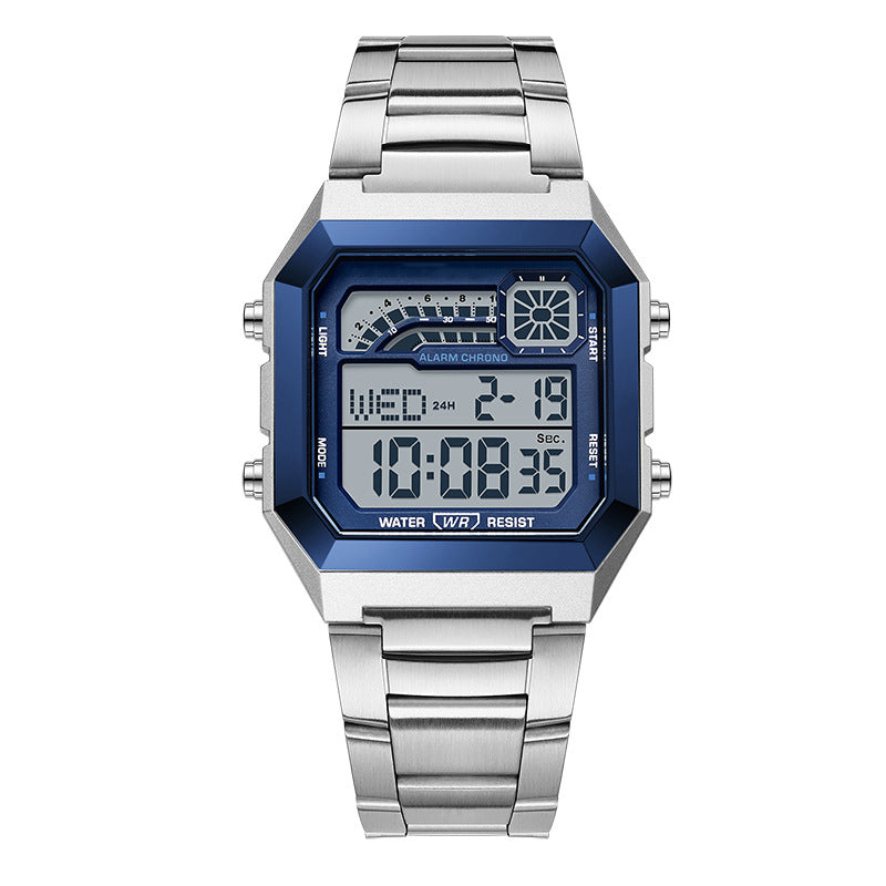 🔥Hot Sale Deals-Unisex-Digitaluhr mit quadratischem Display und Leuchtanzeige