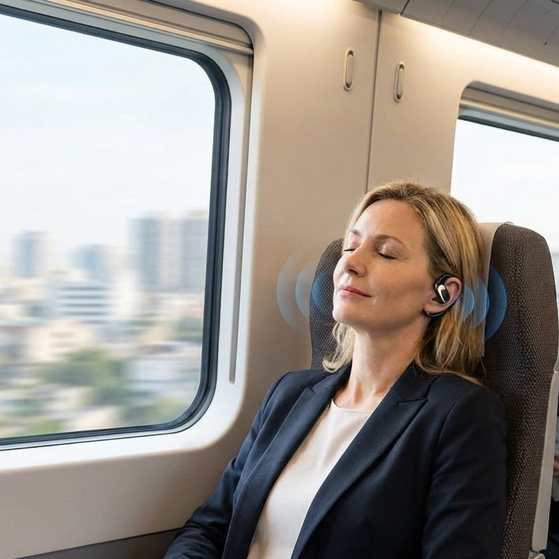 ⏳Limited time offer!🎧 Open-ear headphones with 72-hour battery life, secure fit for workouts and commutes ✨