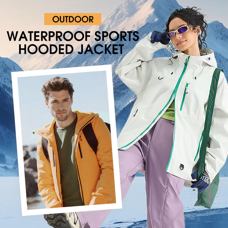 📢📢50%  OFF !! ⏰Outdoor Waterproof Sports Hooded Jacket
