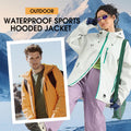📢📢50%  OFF !! ⏰Outdoor Waterproof Sports Hooded Jacket