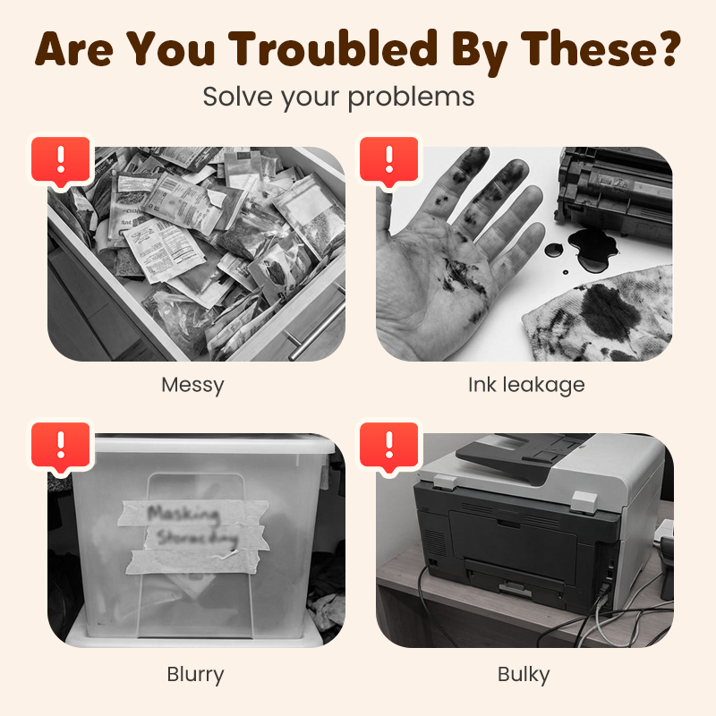 Portable Thermal Printer for Labels & Tattoo Stencils