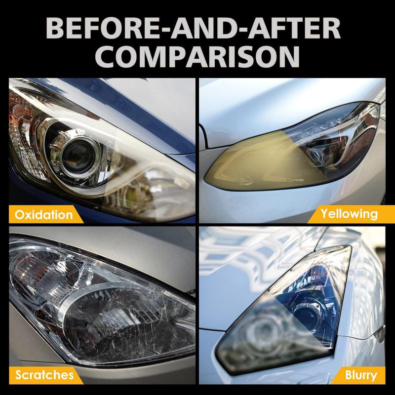 💎 50% OFF! 💎 Headlight Restoration Fluid – Instantly Removes Yellowing & Oxidation, Adds Crystal-Clear UV Protection 🚗💡