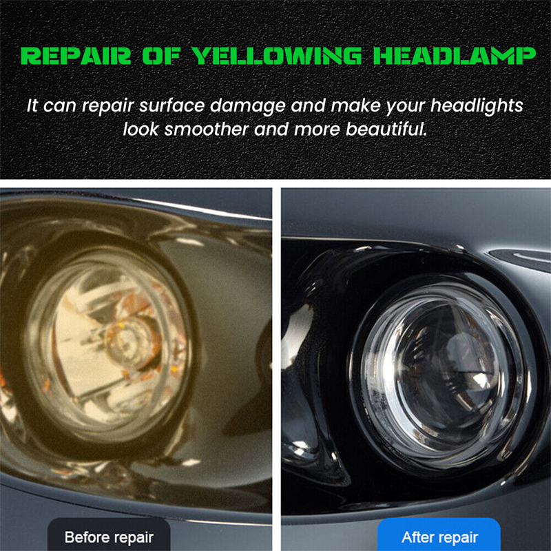 💎 50% OFF! 💎 Headlight Restoration Fluid – Instantly Removes Yellowing & Oxidation, Adds Crystal-Clear UV Protection 🚗💡
