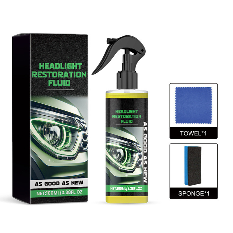 💎 50% OFF! 💎 Headlight Restoration Fluid – Instantly Removes Yellowing & Oxidation, Adds Crystal-Clear UV Protection 🚗💡