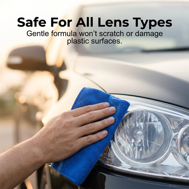Professional Headlight Restoration Spray Kit