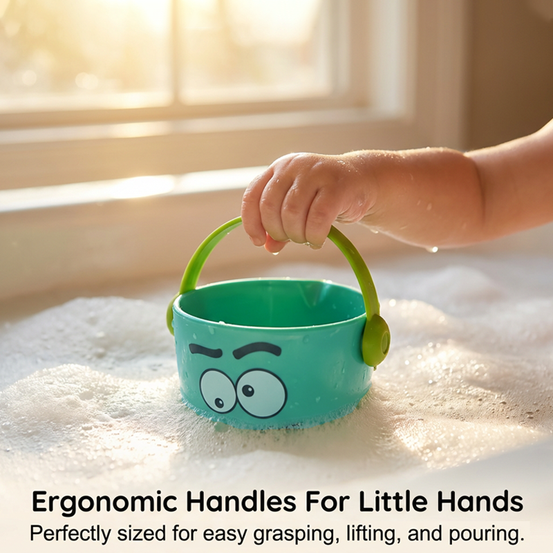3-Piece Stacking Bath Toy Buckets Set