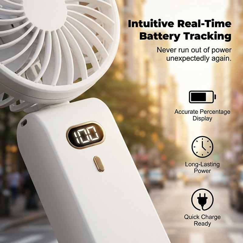 USB Rechargeable Mini Fan with Adjustable Speeds