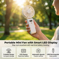USB Rechargeable Mini Fan with Adjustable Speeds