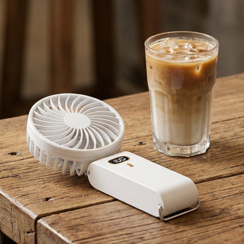 USB Rechargeable Mini Fan with Adjustable Speeds