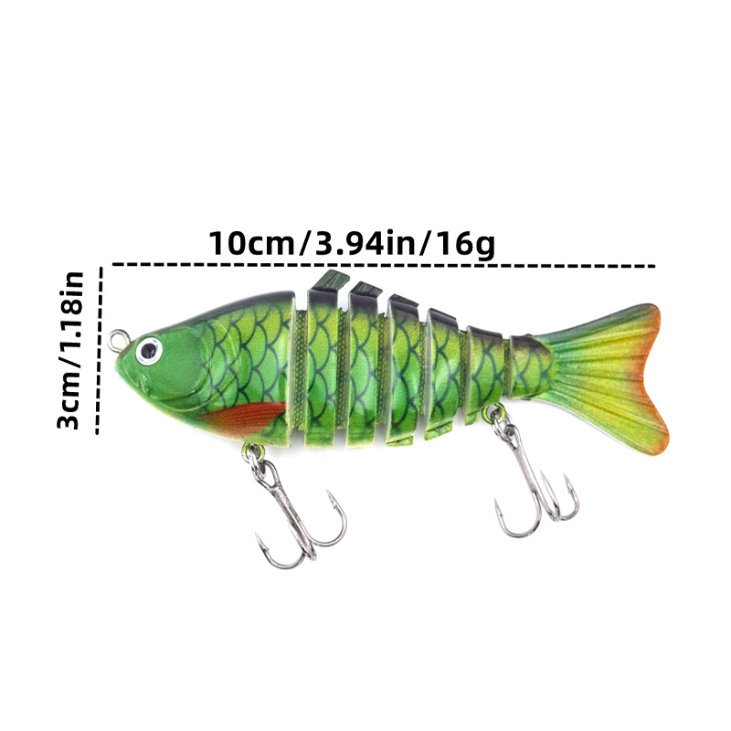 Multi-Segmented Bionic Swimming Fishing Lure