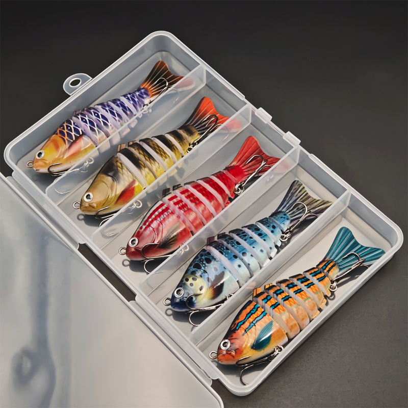 Multi-Segmented Bionic Swimming Fishing Lure