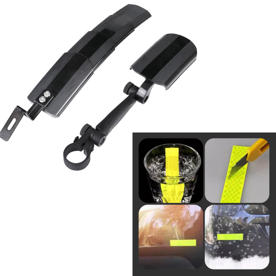 🚲 49% OFF NOW ! ⚡ Retractable & Adjustable Bicycle Mudguard Set – Universal Fit, Sturdy & Splash-Proof Design 💨