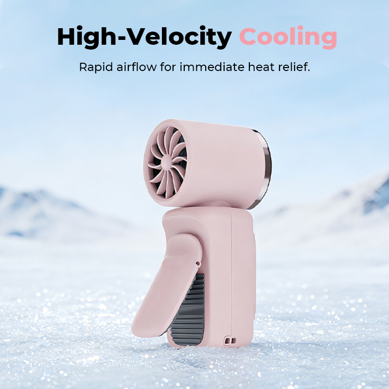 🔥Portable Clip-On Fan with LED Display!🌬️ Lightweight & strong wind, LED shows battery clearly. Clip anywhere, stay cool all day—super handy!