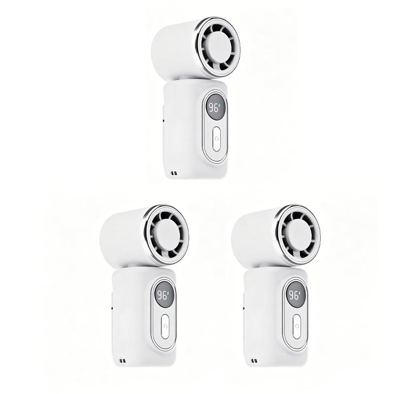 🔥Portable Clip-On Fan with LED Display!🌬️ Lightweight & strong wind, LED shows battery clearly. Clip anywhere, stay cool all day—super handy!