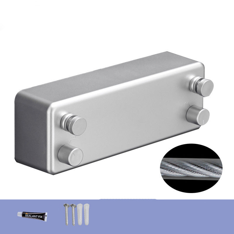 Wall-Mounted Invisible Clothesline