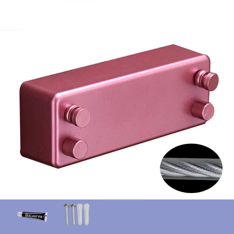 Wall-Mounted Invisible Clothesline