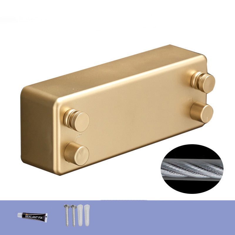 Wall-Mounted Invisible Clothesline