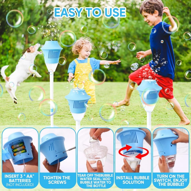 🎈60% OFF and  Free shipping NOW ! ⚡ Automatic Handheld Bubble Machine for Kids – One-Touch Operation, Rich Bubbles & Portable Design
