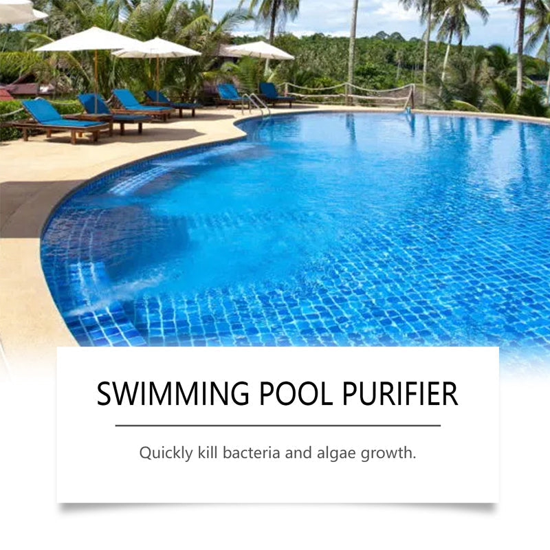 💧 Swimming Pool Purifying Liquid – Crystal Clear Water, Zero Hassle! ✨ Say goodbye to green water & harsh chemicals – just pure, fresh swimming every time. 🏊‍♂️💙
