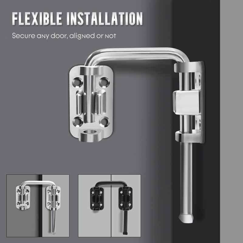 Multi-Angle Security Barrel Bolt Latch