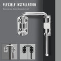 Multi-Angle Security Barrel Bolt Latch